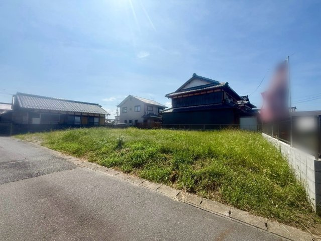 野洲市須原　建築条件無し売土地の外観