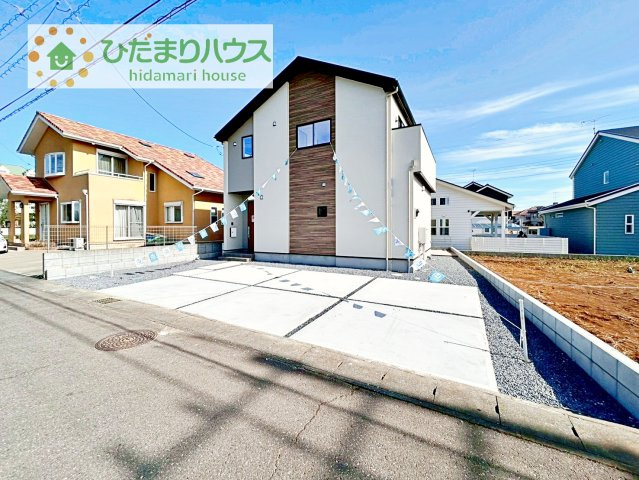 【駐車場】 | 土浦市おおつ野3期　新築戸建　1号棟 | マイホームなら駐車場代がかかりません！しかも、自宅の駐車場で洗車ができます！今までコイン洗車に行っていた手間も省けて、節約にもつながります(^^♪