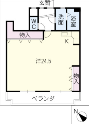 東マンションの間取り