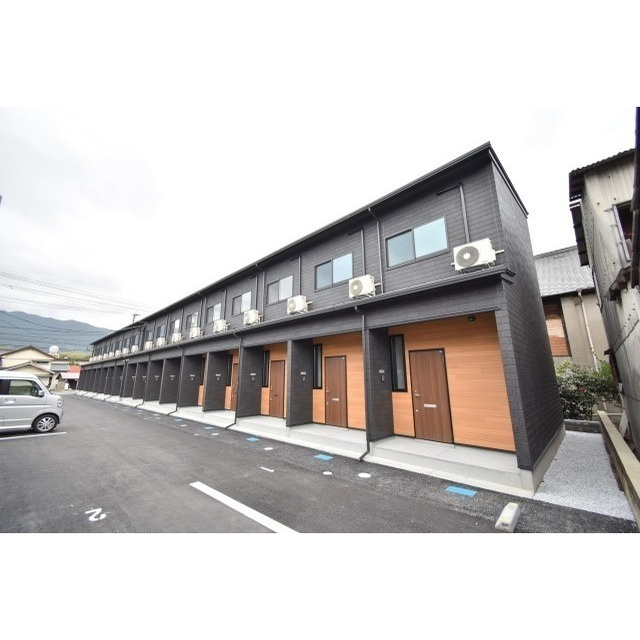 久留米市田主丸町田主丸のアパートの外観|外観です