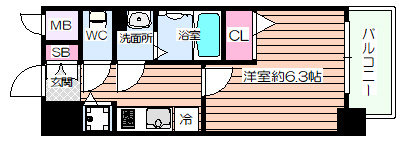 【間取り】 | エスリードレジデンス大阪福島