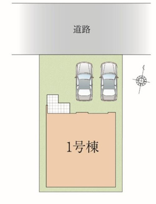 【区画図】 | 柏市大室　新築戸建