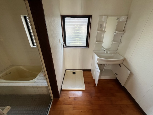 都城市金田町の中古一戸建の独立洗面台