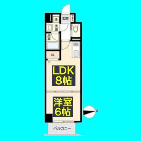 HF名駅北レジデンス　EASTの間取り