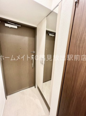 東大阪市高井田西６丁目の賃貸マンションの玄関