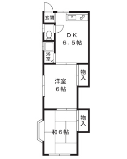 【間取り】 | グリーンコーポ野川