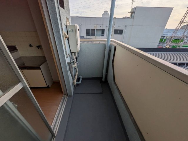 日下マンションのバルコニー