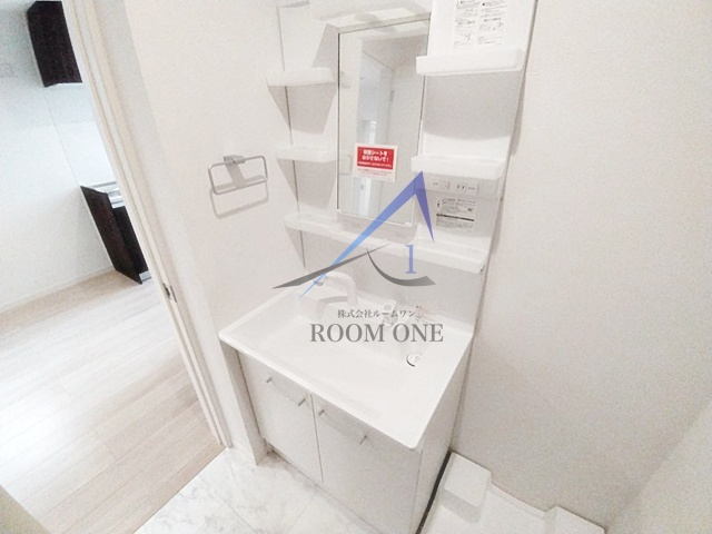 カリーノ田柄の洗面所|独立洗面台です。