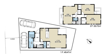 【間取り】 | 川口市東内野　中古戸建