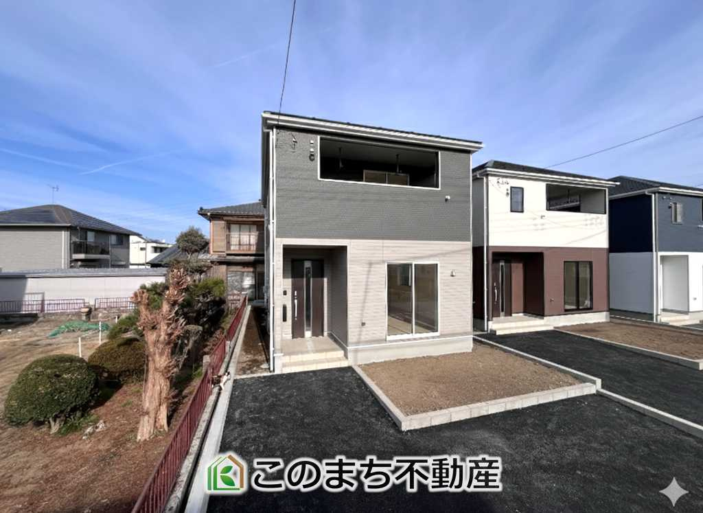 CRADLEGARDEN高根沢町宝積寺第16　1号棟の外観|本日ご内覧できます(*^^*)
お電話でのお問合せが非常にスムーズです！
現地直接集合のお待ち合わせも大丈夫です！
お気軽にお問合せ下さい(^^)/