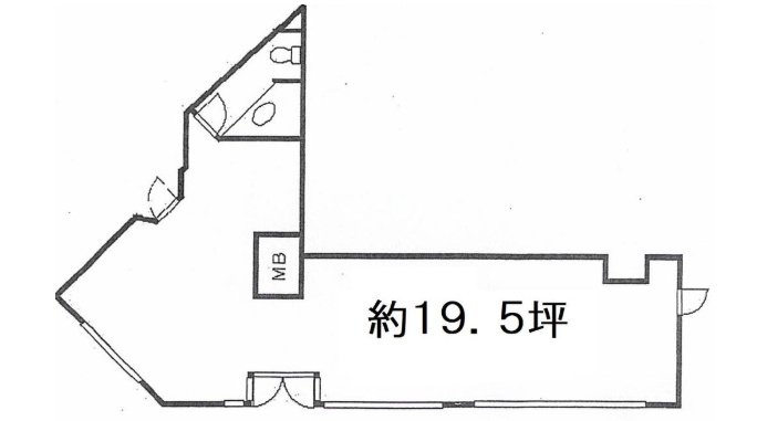 トークティ守口Ａ棟　テルプラザの間取り