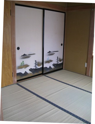 遠野市穀町の一戸建ての玄関