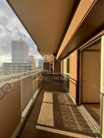 アメニティ江戸堀のバルコニー|同マンション別部屋：参考写真