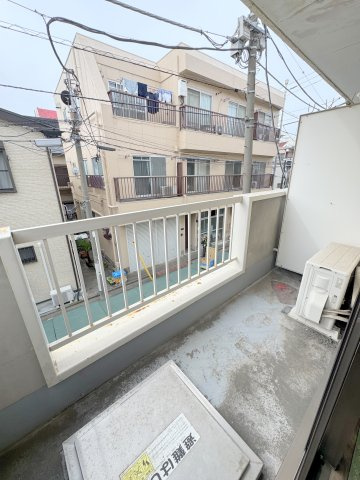 田島マンションのバルコニー