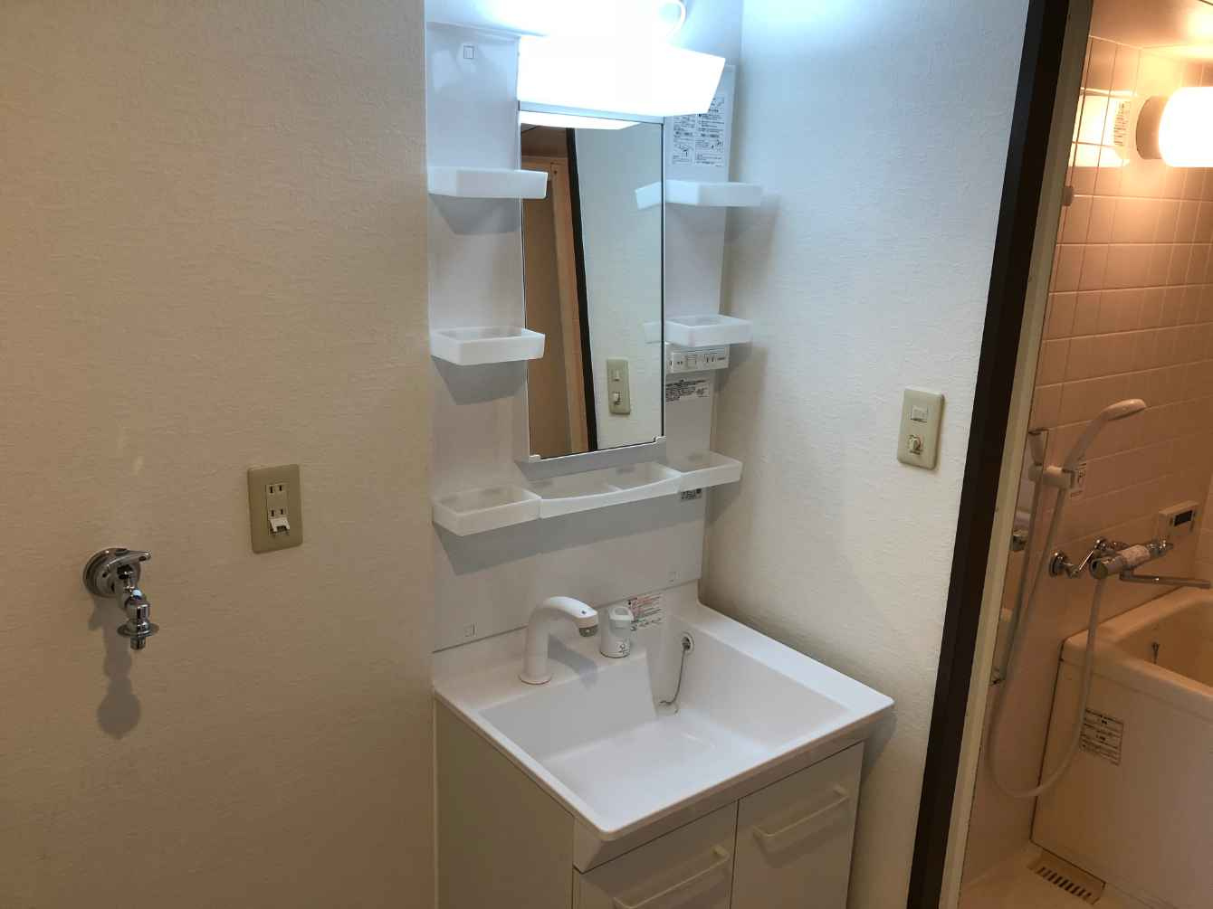 リアンジェ泉大津の洗面所|洗面所です