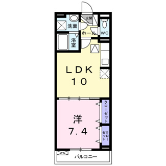 【間取り】 | ブリーゼ・Ｆ　Ⅱ