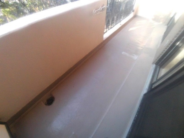 オークヒルズ山口のバルコニー