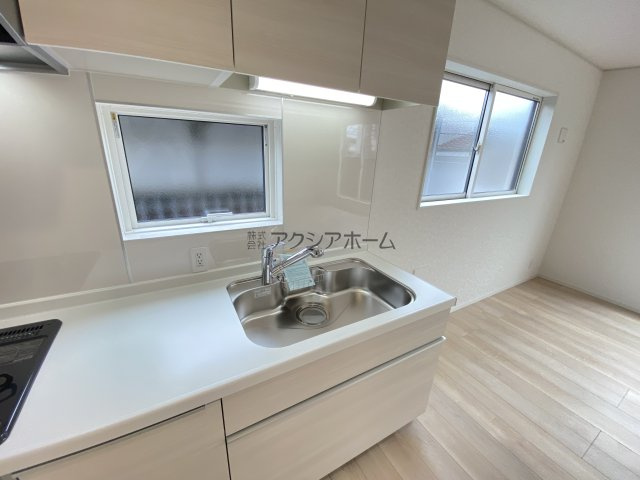 入間市東藤沢3丁目・全1棟　新築一戸建　の設備|浄水器一体型水栓付シンク