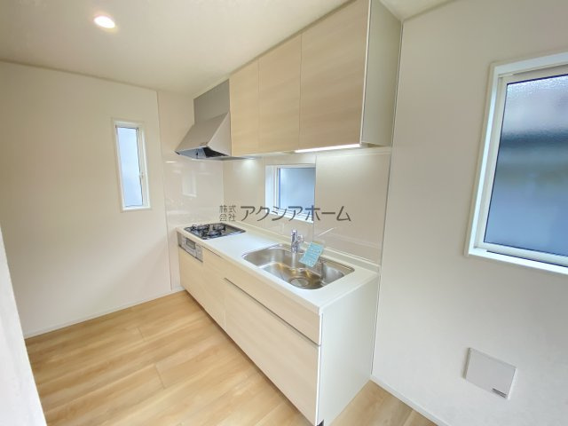 入間市東藤沢3丁目・全1棟　新築一戸建　のキッチン|使いやすいシステムキッチン