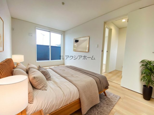 入間市東藤沢3丁目・全1棟　新築一戸建　の寝室|洋室7.5帖（家具はCG画像での表示になります）
