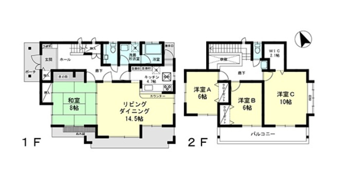 下野市祇園１丁目　戸建の間取り