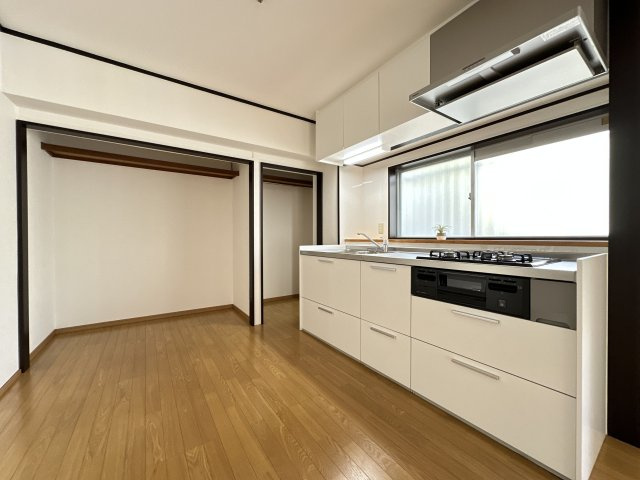 マンション朝霧3号棟のキッチン