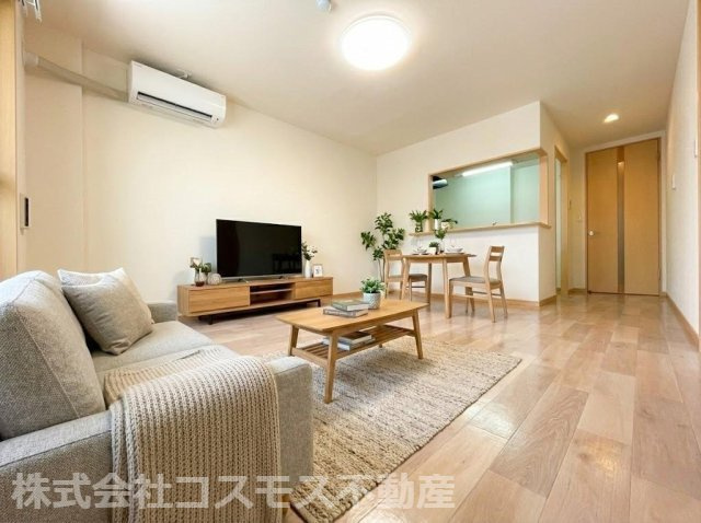 プラッツ・ユーⅠの居間・リビング|家具はＣＧです。ついておりません。