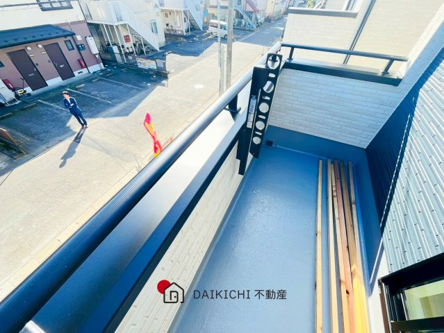 【バルコニー】 | 桶川市末広8期　GRAFARE DESIGN　新築戸建　全3棟　2号棟