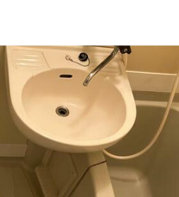 リューズハイムA棟の洗面所