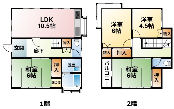 八街ほ217中古戸建の間取り