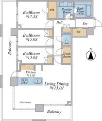 【間取り】 | ご自宅から現地まで、当社スタッフがお車にて、「お迎え・お送り」をしております。ぜひお気軽にお問い合わせくださいませ♪