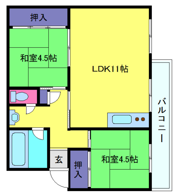 グランディア灘南通の間取り