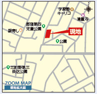 仲介手数料不要　ブルーミングガーデン合志市須屋15期【西合志東小・西合志南中】の地図