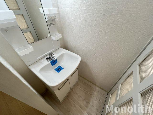 津久野南６号棟の洗面所