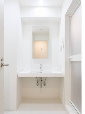 WM　YEBISU　高層階　デザイナーズ　角部屋の洗面所