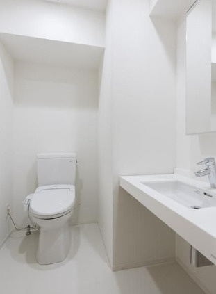 WM　YEBISU　高層階　デザイナーズ　角部屋のトイレ