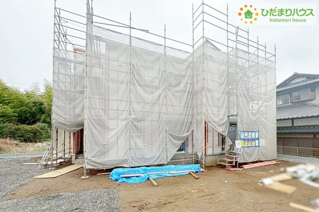 高萩市高萩７期　新築戸建　3号棟の前面道路含む現地写真|広々した前面道路☆車の出入りもラクラクできちゃいます(^^♪