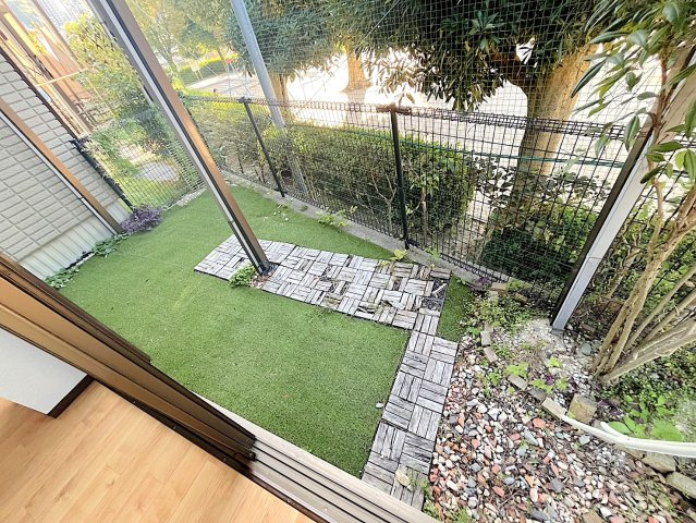 アセント矢野のバルコニー