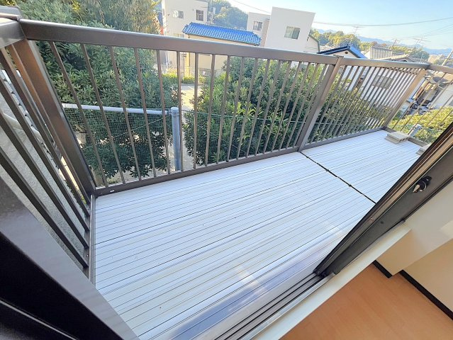 アセント矢野のバルコニー