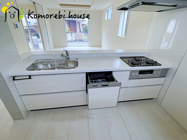 上尾市上　11期　新築一戸建て　ブルーミングガーデン　01のキッチン|26.2.26　撮影済み