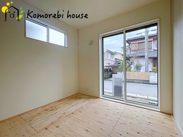 上尾市上　11期　新築一戸建て　ブルーミングガーデン　01の和室|26.2.26　撮影済み