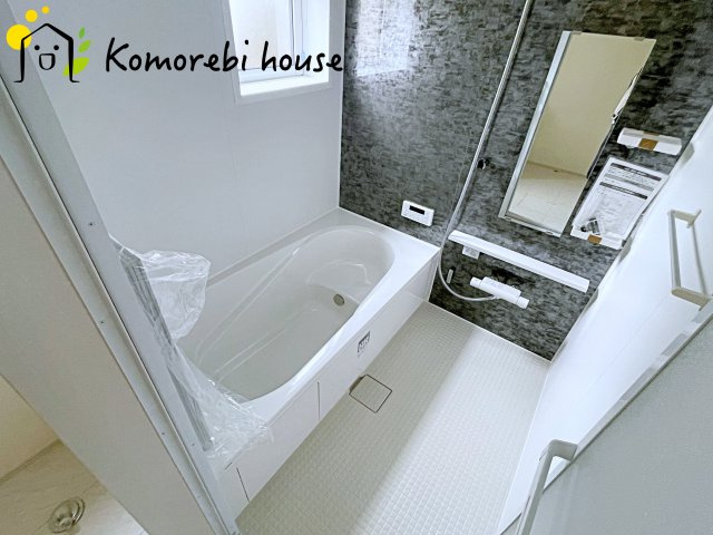 上尾市上　11期　新築一戸建て　ブルーミングガーデン　01の浴室|26.2.26　撮影済み