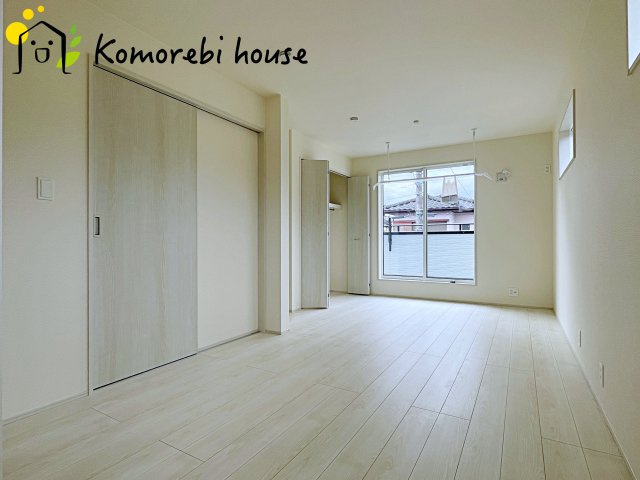 上尾市上　11期　新築一戸建て　ブルーミングガーデン　01の寝室|26.2.26　撮影済み