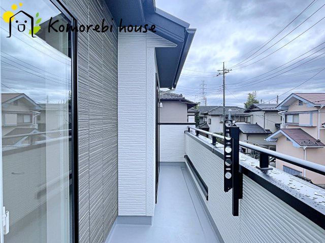 上尾市上　11期　新築一戸建て　ブルーミングガーデン　01のバルコニー|26.2.26　撮影済み