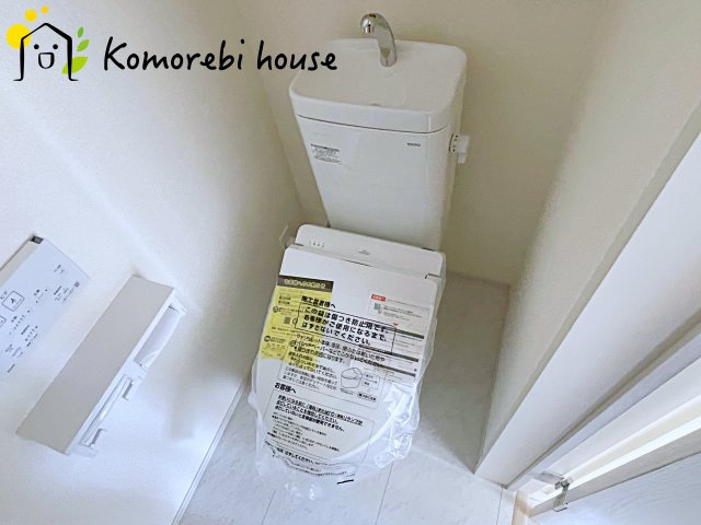 上尾市上　11期　新築一戸建て　ブルーミングガーデン　01のトイレ|26.2.26　撮影済み