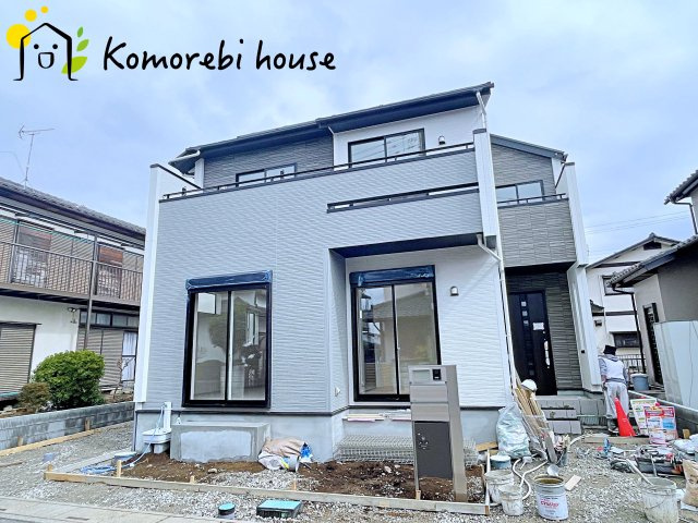 上尾市上　11期　新築一戸建て　ブルーミングガーデン　01の外観|26.2.26　撮影済み