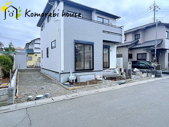 上尾市上　11期　新築一戸建て　ブルーミングガーデン　01の駐車場|26.2.26　撮影済み