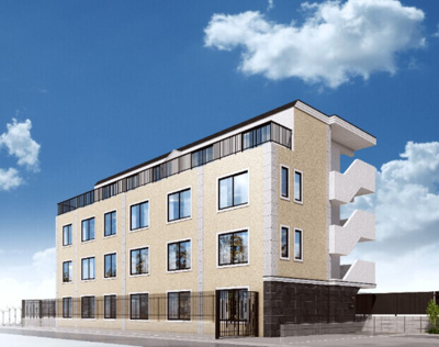 【外観パース】 | エルファーロ笹塚Ⅲ | 外観パースです。