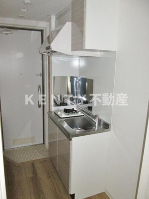 【キッチン】 | フェリーチェ梅屋敷Ⅱ | コンパクトなキッチンで掃除もラクラク