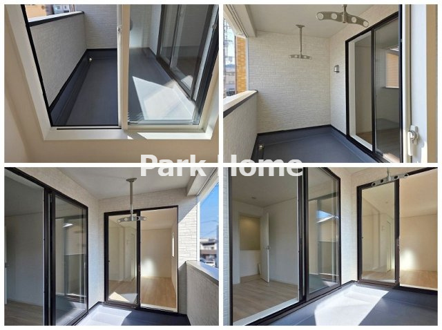 高知市百石町3丁目 第１-1号棟 新築戸建てのバルコニー